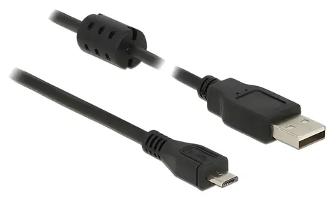Delock USB-A - Micro USB-B černá / Kabel / USB 2.0 / 3 m / 480 Mbit/s