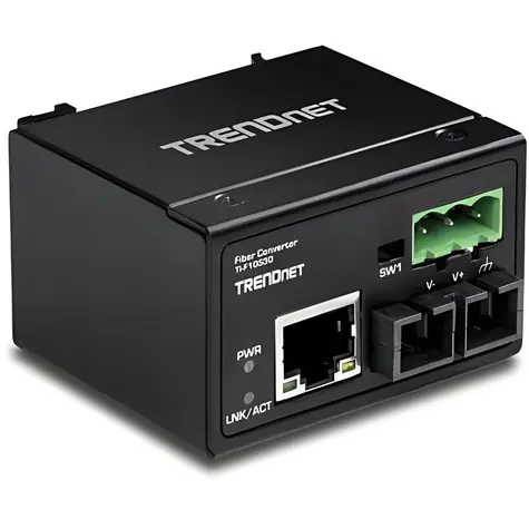 TRENDnet TI-F10S30 / Mediakonvertor / 100Base-FX / SC / Singlemode / 30 km / IP40