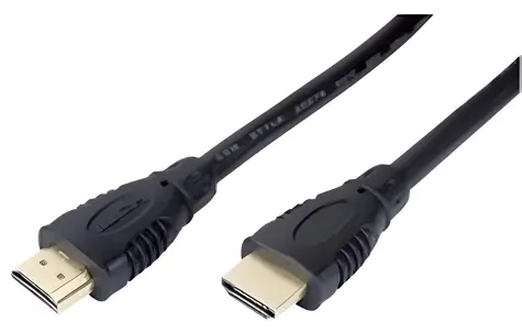 equip černý / HDMI kabel s Ethernetem / HDMI 1.4 / 4K 30Hz / 10,2 Gbps / 7,5 m