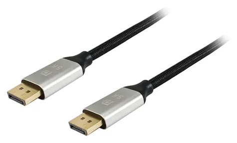 Equip DisplayPort 1.4 černá / Kabel / DisplayPort - DisplayPort / 1 m / 8K / 60 Hz / zlacené konektory