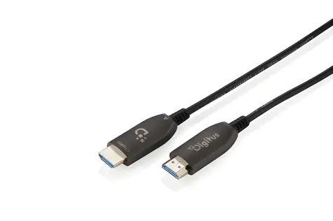 Digitus HDMI AOC kabel 60m černá / HDMI kabel / 8K 60 Hz / 48 Gbps / HDMI 2.1