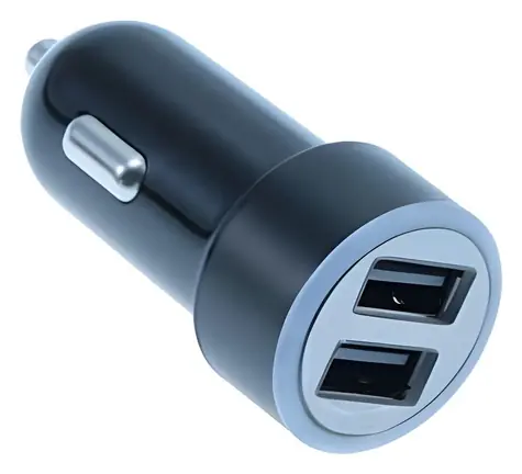 MediaRange černá / Autonabíječka / 2x USB-A / 3,4 A / 12-24 V