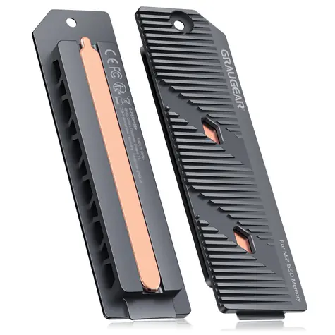 GrauGear G-PS5HS05+ / Chladič M.2 NVMe SSD / pro PS5 Slim a Pro / 2280