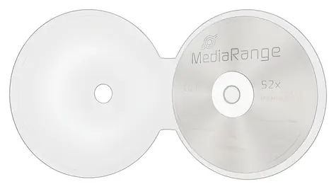 MediaRange Shellcase transparentní / Obal na CD/DVD / pro 1 disk / plast