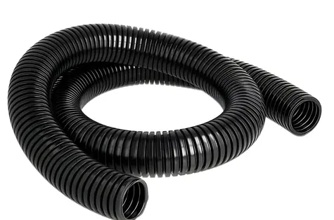 DeLock černá / Ochranná hadička na kabely / průměr 34,5 mm / délka 1 m