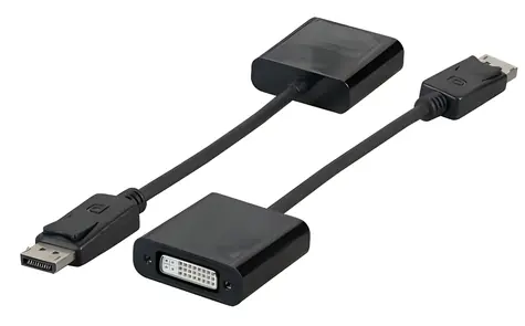 EFB DisplayPort-DVI černá / Redukce / DVI-I 24+5 / DP 1.2 / FullHD 1920x1080