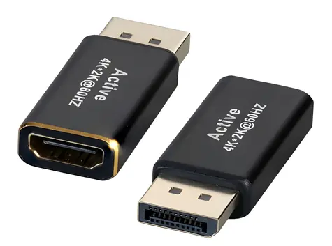 EFB EB484-4K30 DisplayPort - HDMI černá / Adaptér / 4K30Hz / DP 1.2