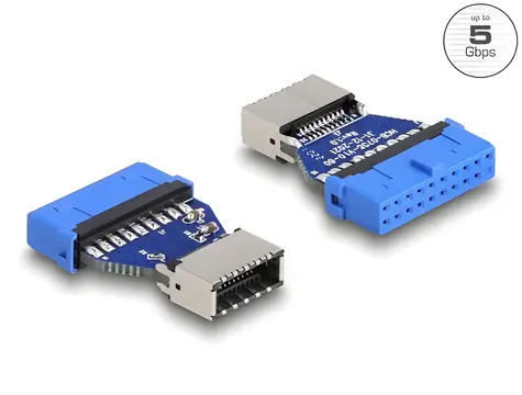 Delock Adaptér USB 3.0 pin header (F) - USB 3.2 Gen 1 Key A (F) / Redukce / interní / 5 Gbit/s