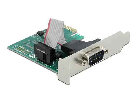Delock PCI Express Karta / Řadič / 1x sériový port RS-232 / Mini PCI Express / Low Profile