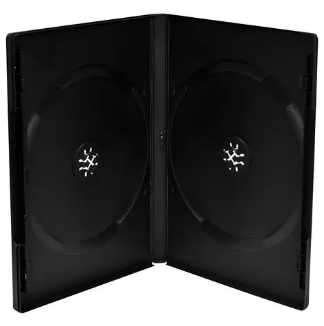 MediaRange DVD obal pro 2 disky černá (50ks) / Obal na média / Plast
