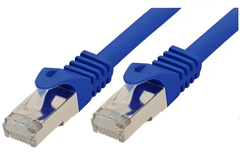 Shiverpeaks BS75511 modrá / Patch kabel / Cat7 S/FTP / RJ-45 / 1,5 m / LSZH