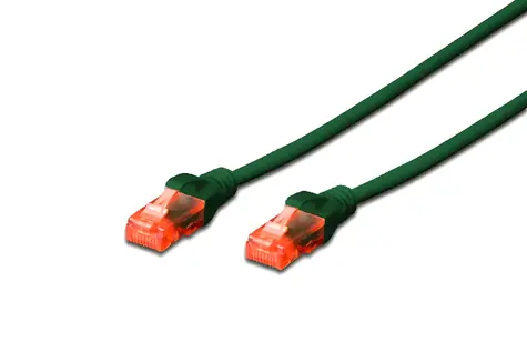 Digitus CAT 6 U-UTP zelený / Patch kabel / AWG 26/7 / LSZH / 3 m