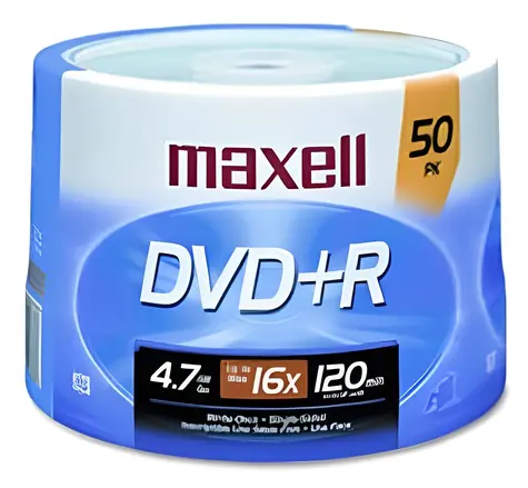 Maxell DVD+R 4,7GB 50ks / Optické médium / 16x / Shrink
