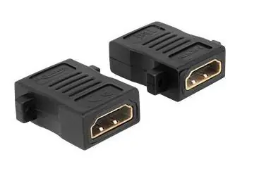 Delock HDMI A (F) - HDMI A (F) / Adaptér / pozlacené kontakty / černá