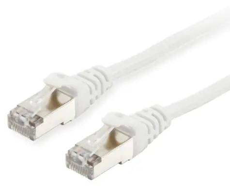 Equip Cat6 S/FTP bílá / Patch kabel / RJ-45 - RJ-45 / 1 m / LSZH / PoE+
