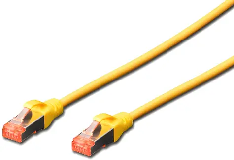 Digitus žlutý / Patchkabel síťový / Cat6 / S/FTP / AWG 27/7 / LSZH / 2 m