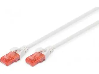 Digitus bílý / Patch kabel / Cat 6 UTP / AWG 26 / 2 m / LSZH