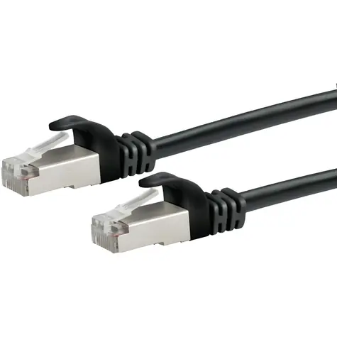 Schwaiger CAT6 S/FTP 2,5m černá / Patch kabel / 250 MHz / 1000 Mbit/s