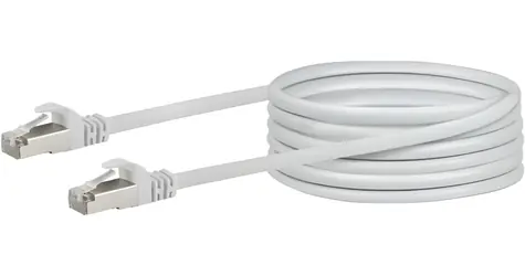 Schwaiger bílá / Síťový kabel / CAT6 / S/FTP / 1000 Mbit/s / 10 m