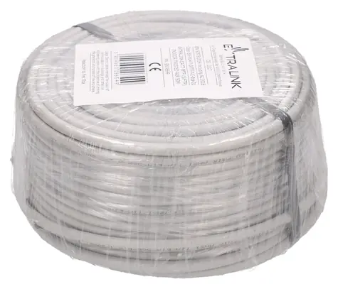 Extralink CAT7 S/FTP 50 m / Síťový kabel / vnitřní / stíněný / PoE