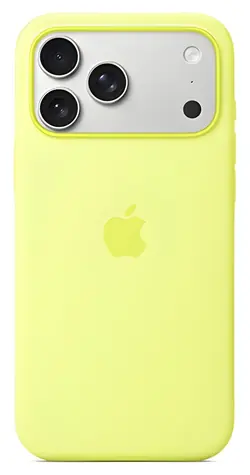 Apple iPhone 17 Pro Max Silicone Case Neon Yellow / Pouzdro / MagSafe