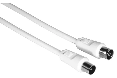 Hama bílá / Anténní kabel / 75 dB / 1,5 m