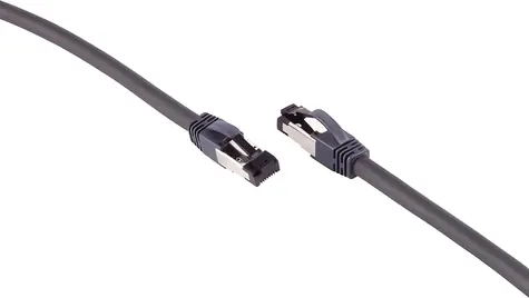 Shiverpeaks šedá / Patch kabel / Cat 6A / U/FTP / Armovaný / 1,0 m