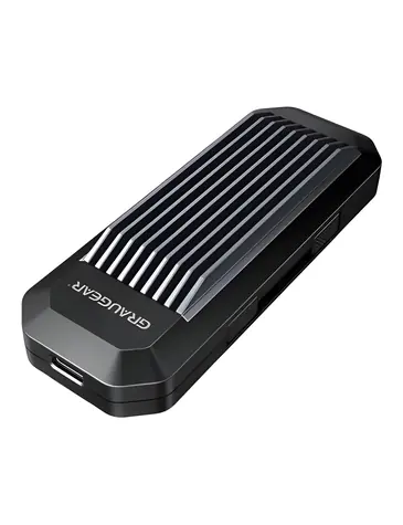 GrauGear G-M202-AC-10G černá / Externí rámeček SSD / M.2 NVMe & SATA / USB-C / 10 Gbit/s