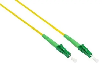Good Connections OS2 LC/APC žlutý / Optický patch kabel / Simplex / SM 9/125 / 3 m
