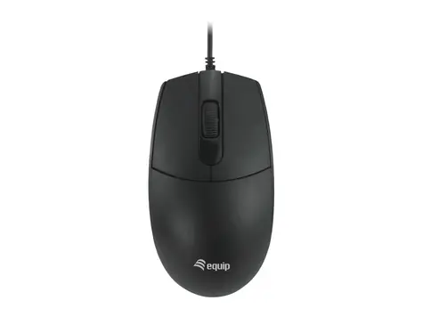 Equip Silent černá / Drátová myš / USB-A / 1200 DPI / Tichá / 1,5 m