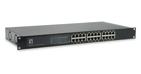 LevelOne GEP-2421 / Switch / 24x PoE+ Gigabit / 150 W / Unmanaged / 19