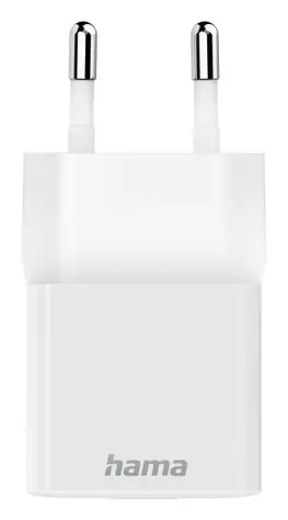 Hama mini USB-C nabíječka bílá / 25 W / PD / QC 3.0