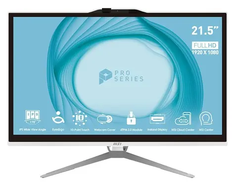 MSI PRO AP222T 14MA-663XEU černá / All-in-One počítač / 21,5