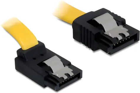 Delock SATA II žlutá / Kabel / SATA (M) - SATA (M) / 0,2 m