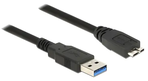 Delock USB-A - Micro-USB B 3.0 černá / USB kabel / 1,5 m / USB 3.2 Gen 1 / 5 Gbit/s