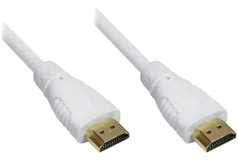 Techly bílá / HDMI kabel / 0,5 m / 4K / s Ethernetem / ARC
