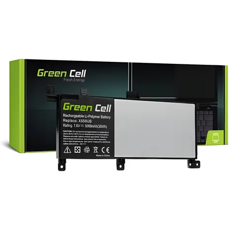 Green Cell C21N1509 / Baterie pro Asus X556U / Li-Poly / 7,6 V / 4100 mAh / 4 články