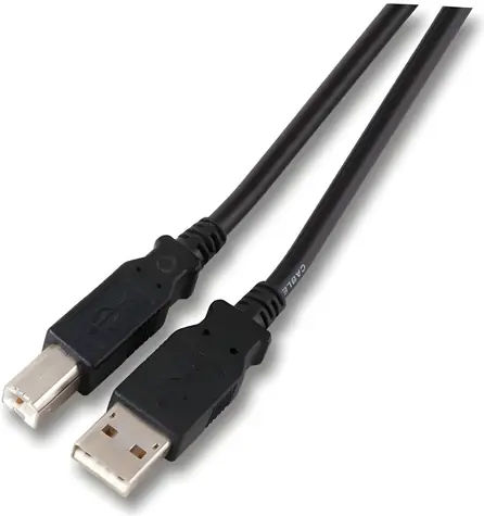 EFB USB 2.0 A-B 3m černá / Kabel / USB-A - USB-B / 480 Mbit/s