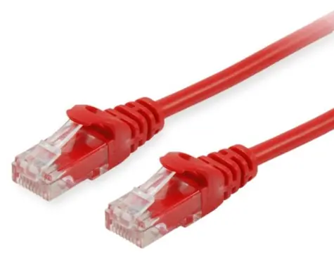Equip UTP Cat6 červená / Patch kabel / 2x RJ-45 / 1 m / 250 MHz