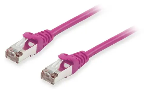 Equip Cat6a fialová / Patch kabel / S/FTP / LSZH / 15 m / PoE+