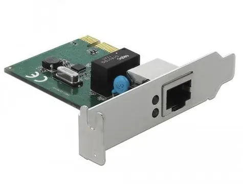 DeLock PCI Express karta / Síťová karta / 1× Gigabit LAN RJ45 / low profile