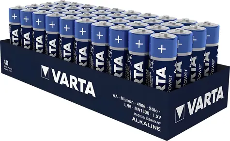 Varta Longlife Power AA / Baterie / 1.5V / alkalická / 40 ks / v boxu