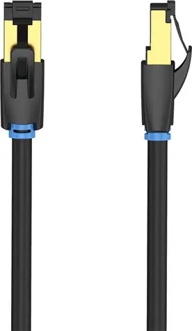 Vention černá / Síťový kabel RJ45 / Cat.8 / S/FTP / 8 m / stíněný