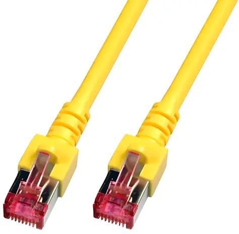 EFB Patchkabel Cat6 S/FTP 0.25m žlutá / Síťový kabel / RJ-45 / LSZH / pozlacené kontakty