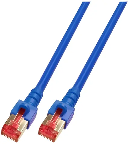 EFB Cat6 S/FTP 15m modrá / Patch kabel / RJ45-RJ45 / LSZH