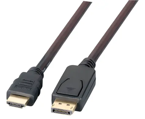 EFB DisplayPort - HDMI kabel černá / Redukce / 2 m / Full HD