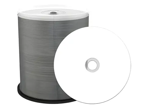 MediaRange CD-R 700MB / Datová média / Spindl 100ks / 52x / Potisknutelné