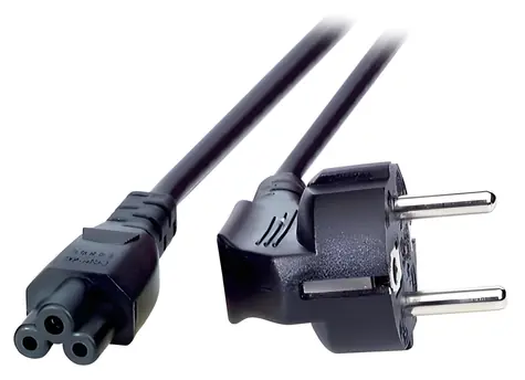 EFB EK552.3V2 / Napájecí kabel / Schuko - C5 / 3 m / černá