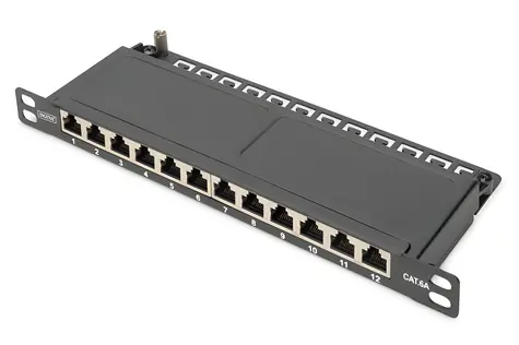 Digitus černá / Patch panel / 10