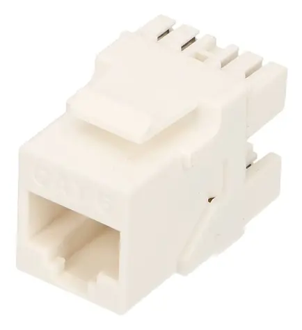 Extralink Keystone CAT6 bílá / UTP / RJ45